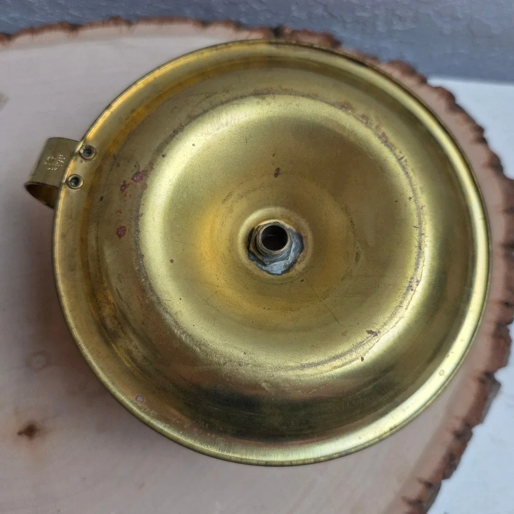 Vintage 30s Chase Brass Chamberstick Candle Holder Pair‎ Colonial